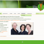 TheraVita Physiopraxis: Webseite, Texte